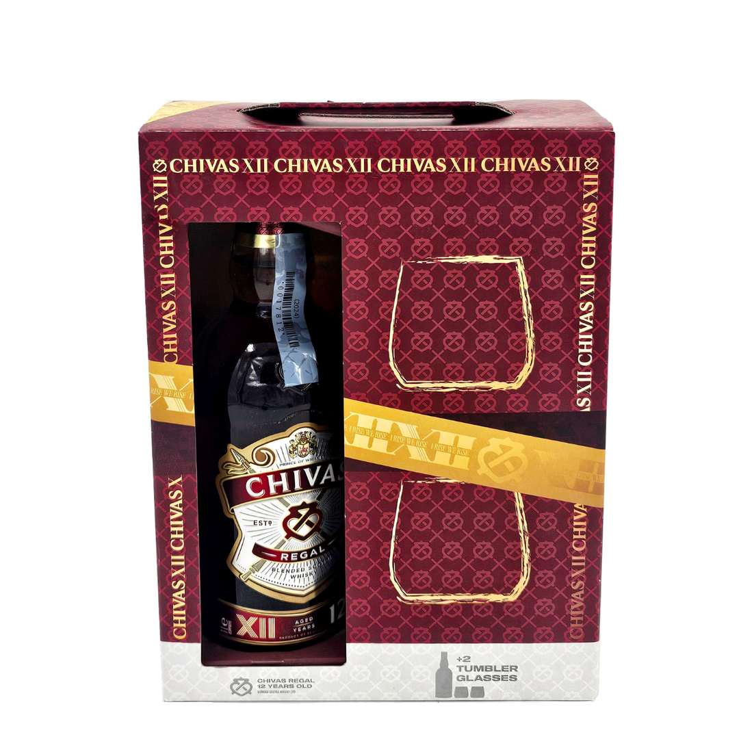 Chivas Regal | 12 Year Old (1L) with 2 Glasses