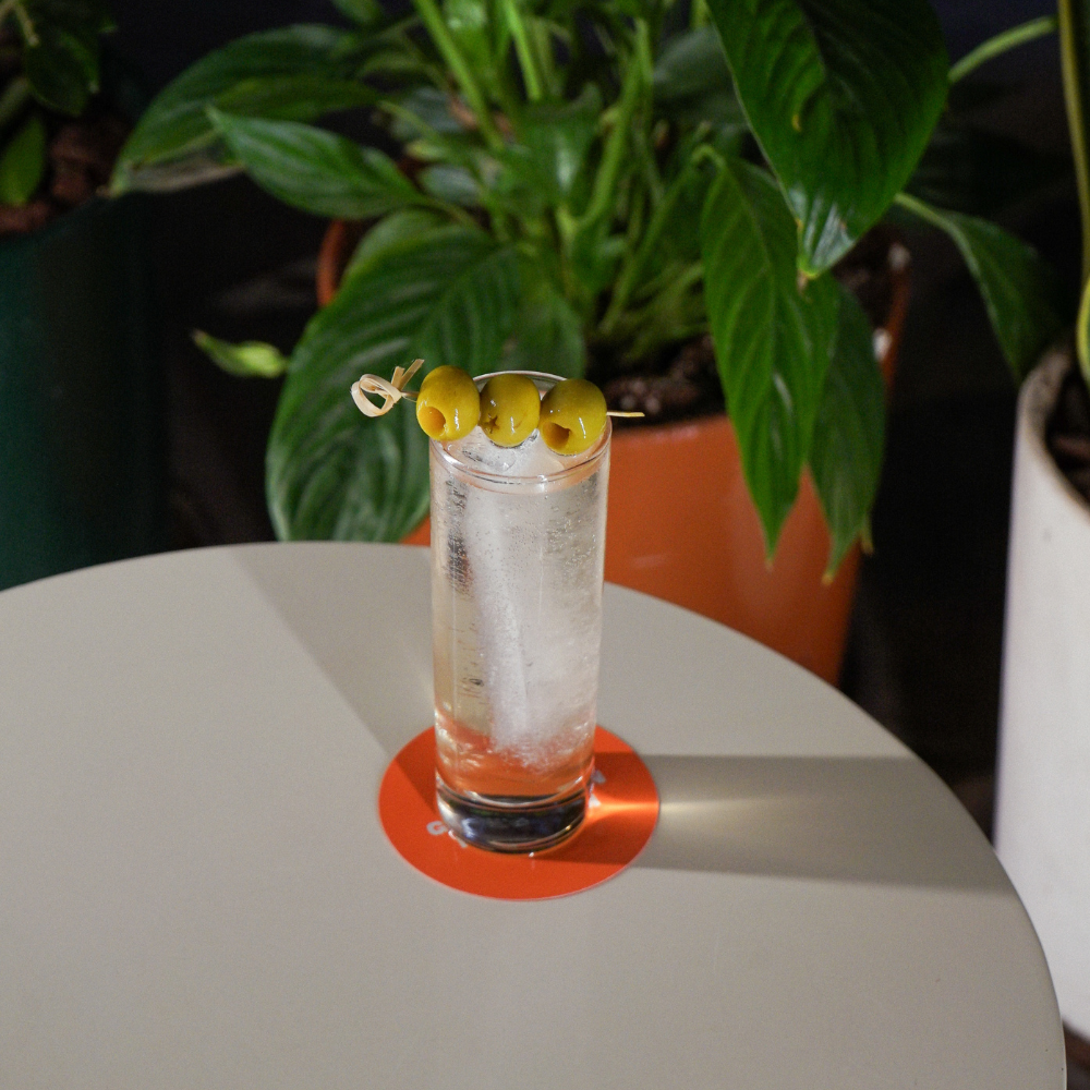 Dirty Martini Highball