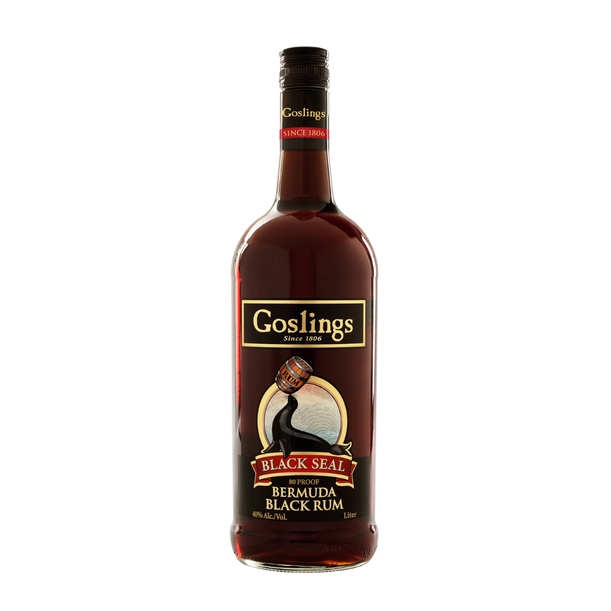 Goslings Rum | Black Seal - Bermuda Dark Rum - Rum - Buy online with Fyxx for delivery.