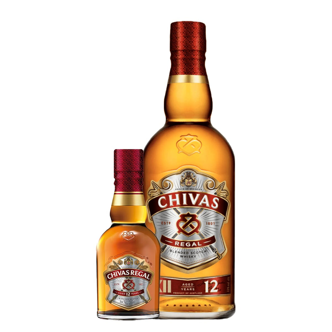 Chivas Regal | 12 Whisky BOGO Offer - 1L + 20cl FREE - Whisky - Buy online with Fyxx for delivery.
