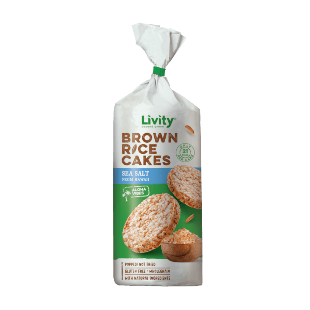 Livity | Brown Rice Cakes - Snack Food - Buy online with Fyxx for delivery.