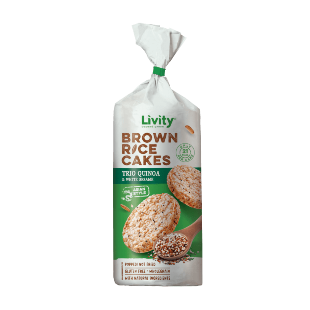 Livity | Brown Rice Cakes - Snack Food - Buy online with Fyxx for delivery.