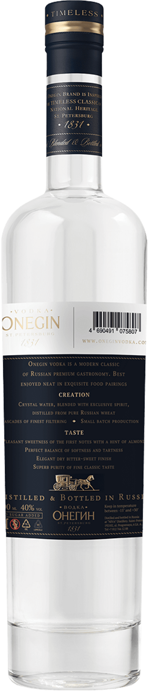Onégin Vodka - Vodka - Buy online with Fyxx for delivery.