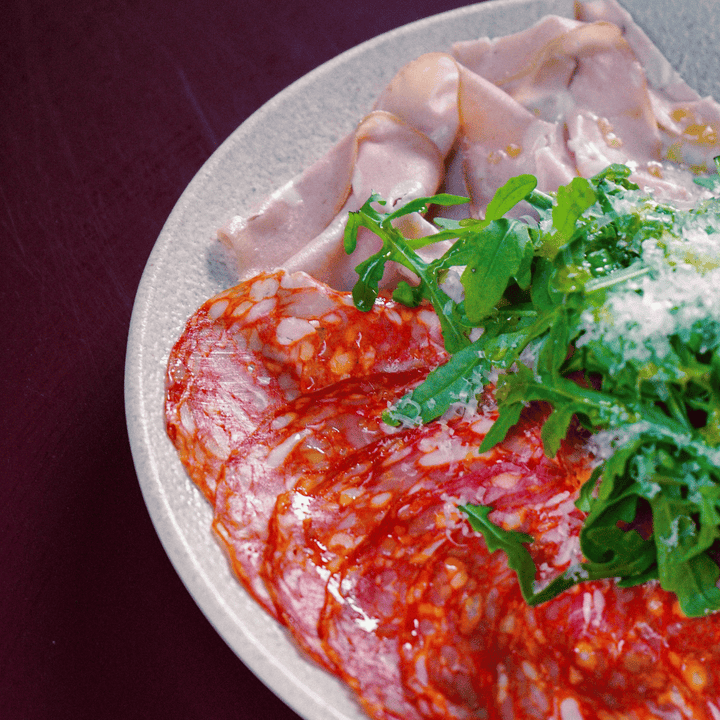 Pork Mortadella & Spicy Chorizo