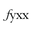 Fyxx logo