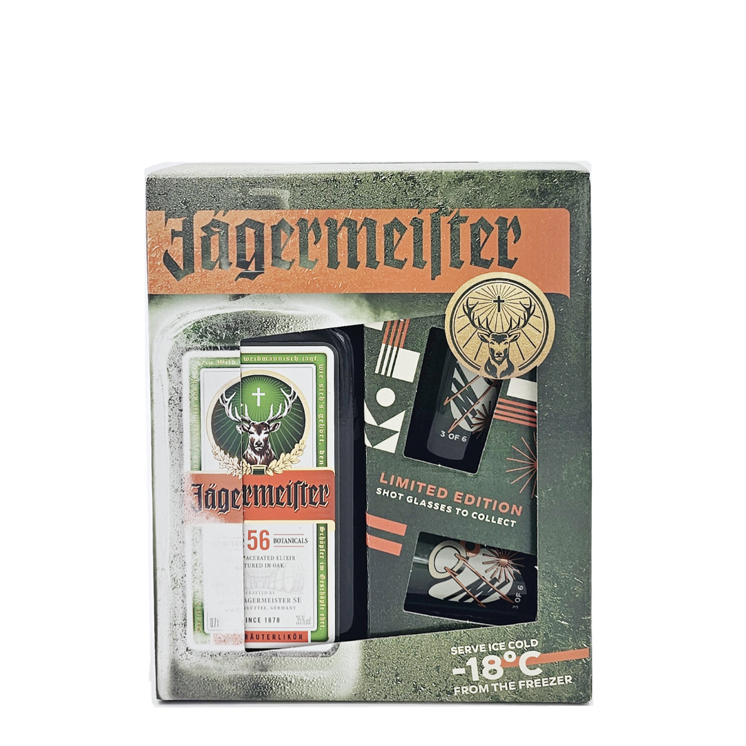 Jägermeister | Limited Edition (70cl) with Shot Glasses