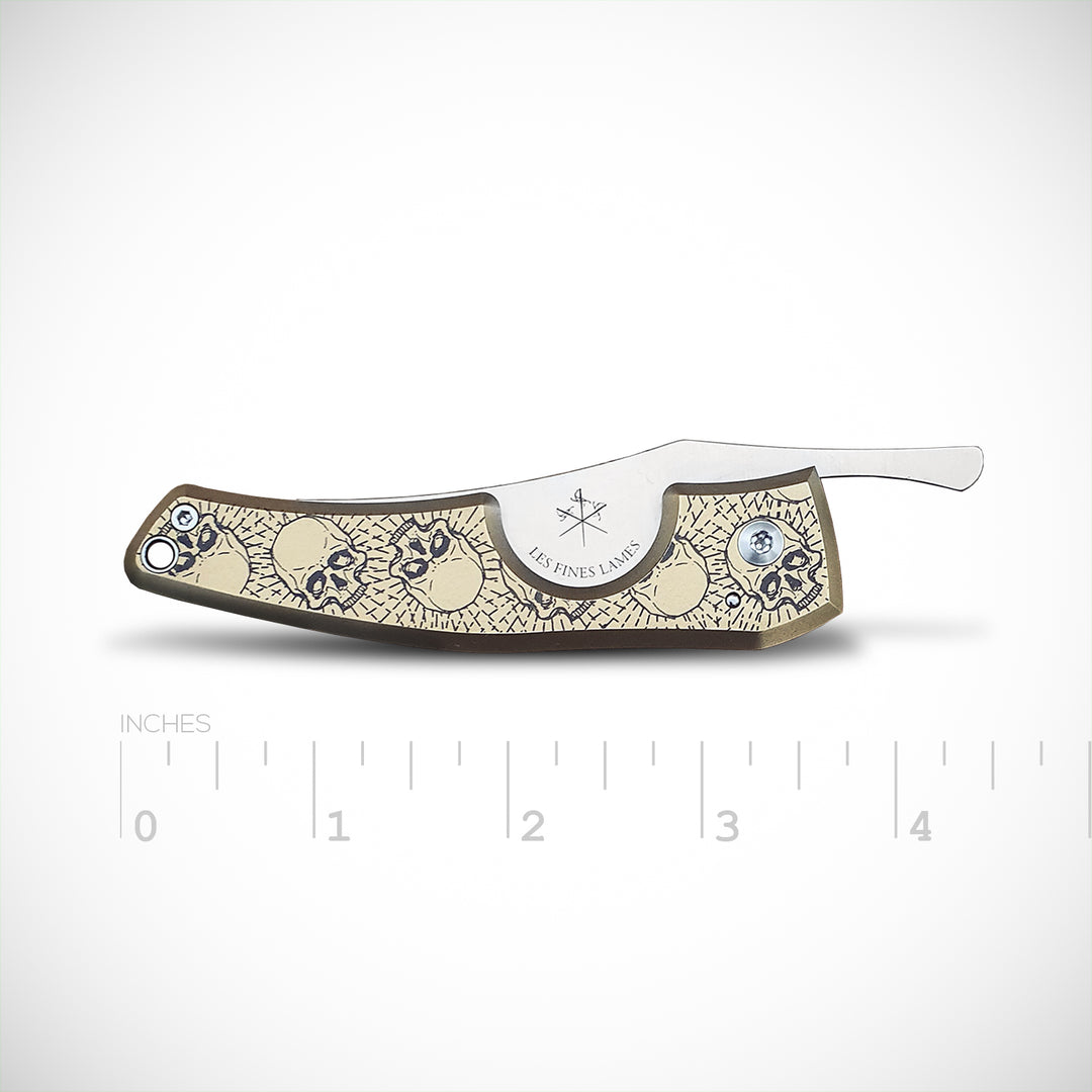 Les Fines Lames | LE PETIT Cigar Cutters - Brass Series - Cigar Accessory - Buy online with Fyxx for delivery.