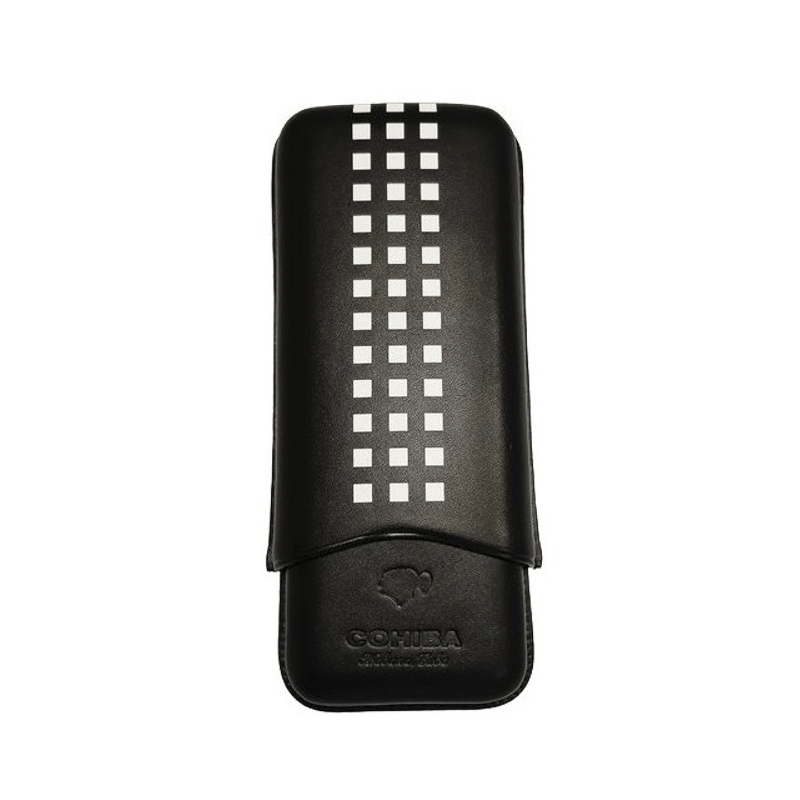 Cohiba | BEHIKE - Black Leather Cigar Case (for 3 cigars) - Cigar Accessory - Buy online with Fyxx for delivery.
