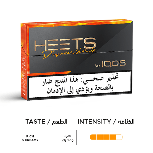 HEETS Dimensions Apricity - Heated Tobacco - Buy online with Fyxx for delivery.