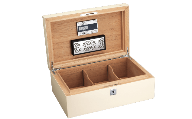 Siglo Ivory White Cigar Humidor - Cigar Accessory - Buy online with Fyxx for delivery.