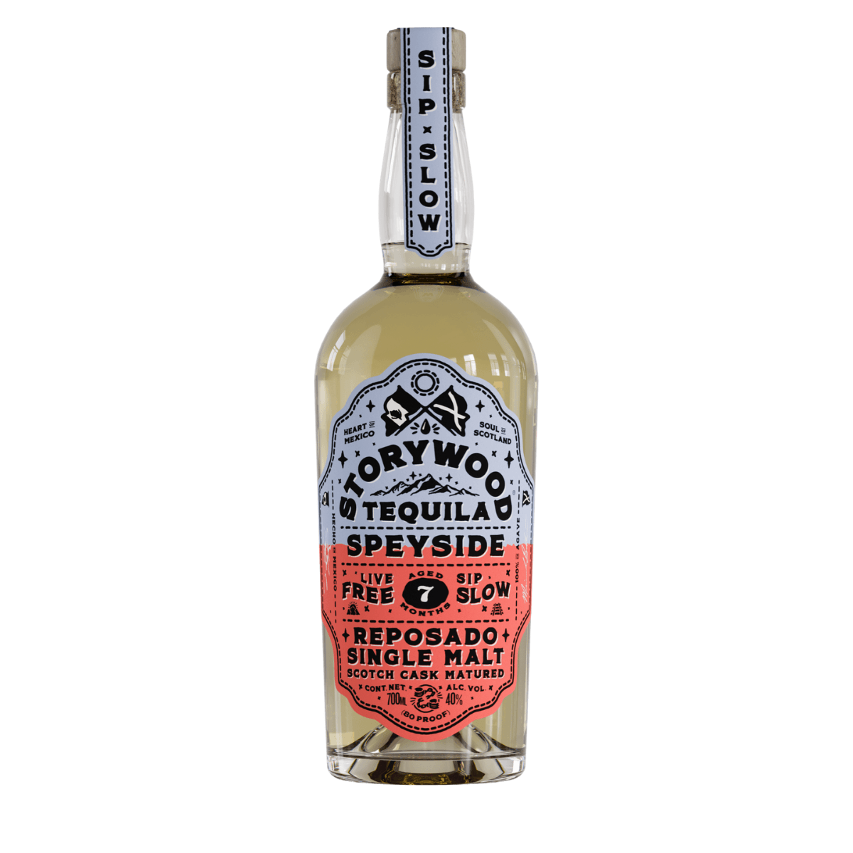 Storywood Tequila | Speyside Reposado Single Malt Scotch Cask Matured - Aged 7 Months - Tequila - Buy online with Fyxx for delivery.