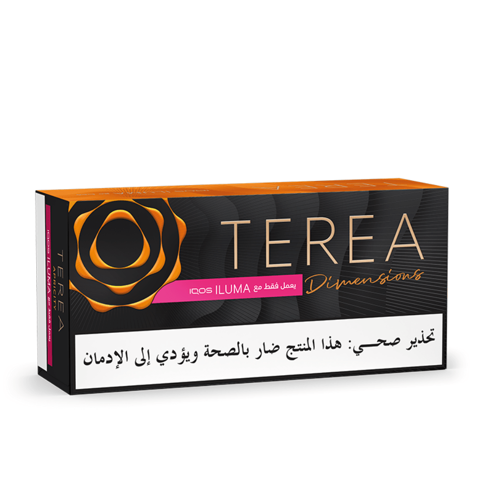 TEREA Dimensions Apricity - Heated Tobacco - Buy online with Fyxx for delivery.